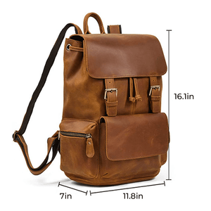Thumbnail for HarborLine Leather Backpack - Moderno Collections