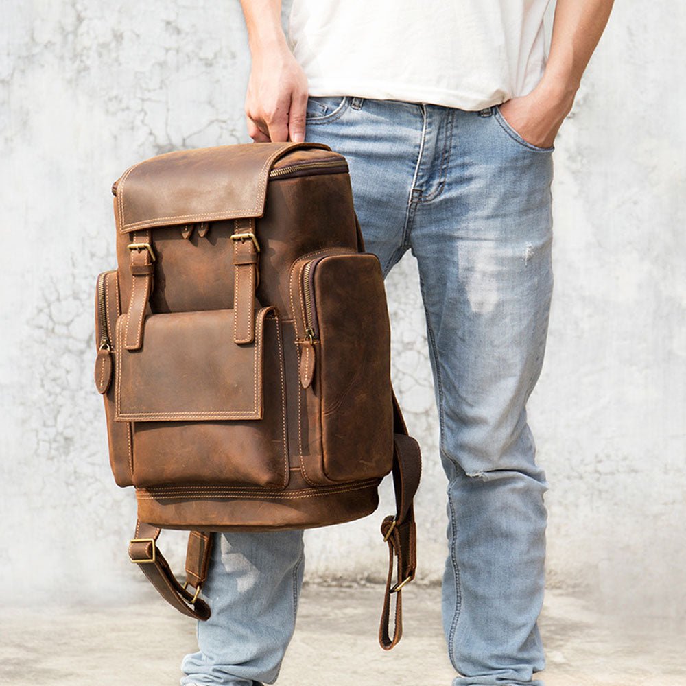 Kavren Leather Backpack - Moderno Collections