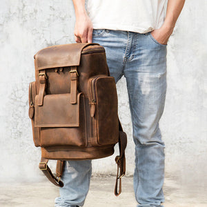 Thumbnail for Kavren Leather Backpack - Moderno Collections