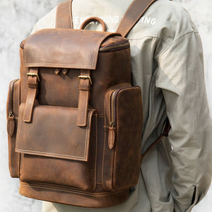 Thumbnail for Kavren Leather Backpack - Moderno Collections