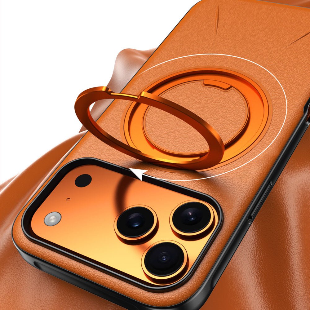 LeanLuxe Leather MagSafe iPhone Case - Moderno Collections