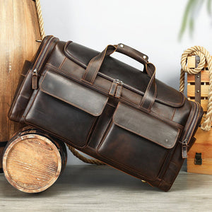 Thumbnail for Lumeo Pro Leather Duffel Bag - Moderno Collections