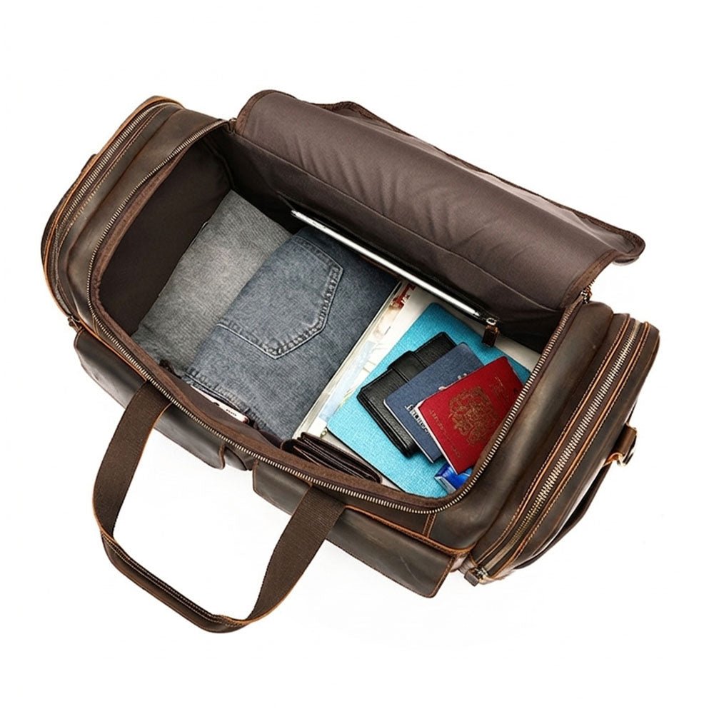 Lumeo Pro Leather Duffel Bag - Moderno Collections