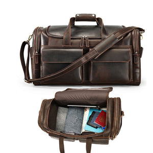 Thumbnail for Lumeo Pro Leather Duffel Bag - Moderno Collections