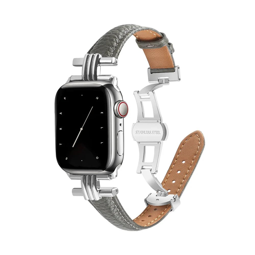 Luna Luxe Genuine Leather Apple Watch Band for Women - Moderno Collections