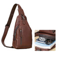 LuxeLatch Leather Shoulder Bag