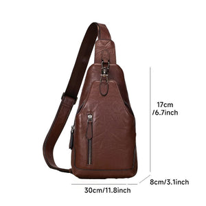 Thumbnail for LuxeLatch Leather Shoulder Bag - Moderno Collections