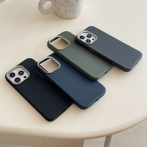 Thumbnail for LuxGrip Magnetic Leather iPhone Case - Moderno Collections