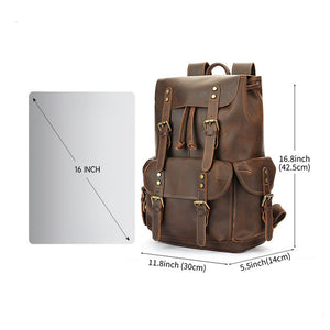 Thumbnail for Maddux Leather Backpack - Moderno Collections