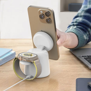 Thumbnail for MagDock 2 in 1 Foldable MagSafe Charger - Moderno Collections