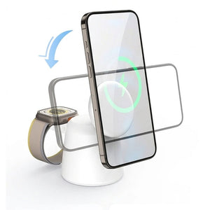 Thumbnail for MagDock 2 in 1 Foldable MagSafe Charger - Moderno Collections
