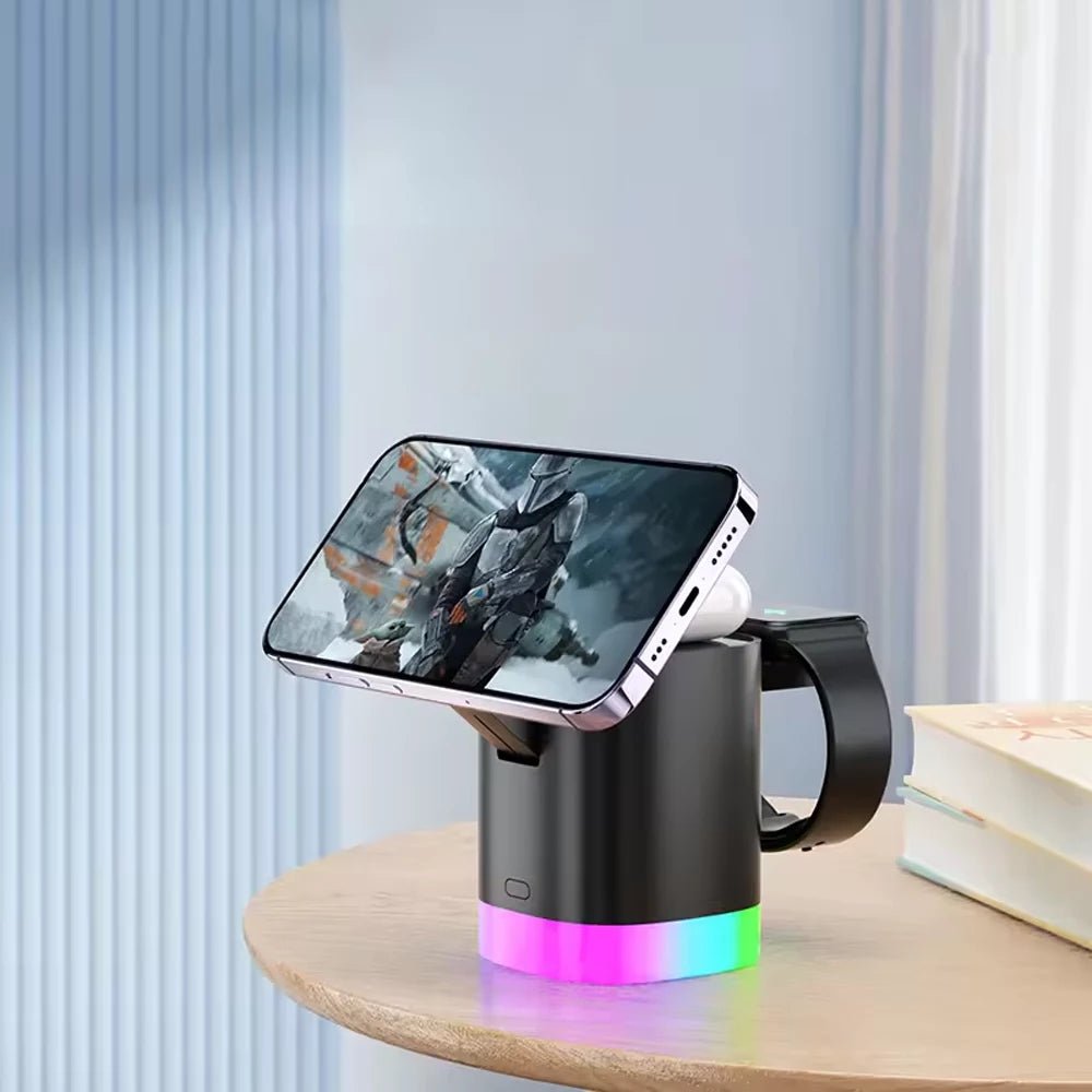 MagTech Pro 3-in-1 Wireless Charging Station - Moderno Collections