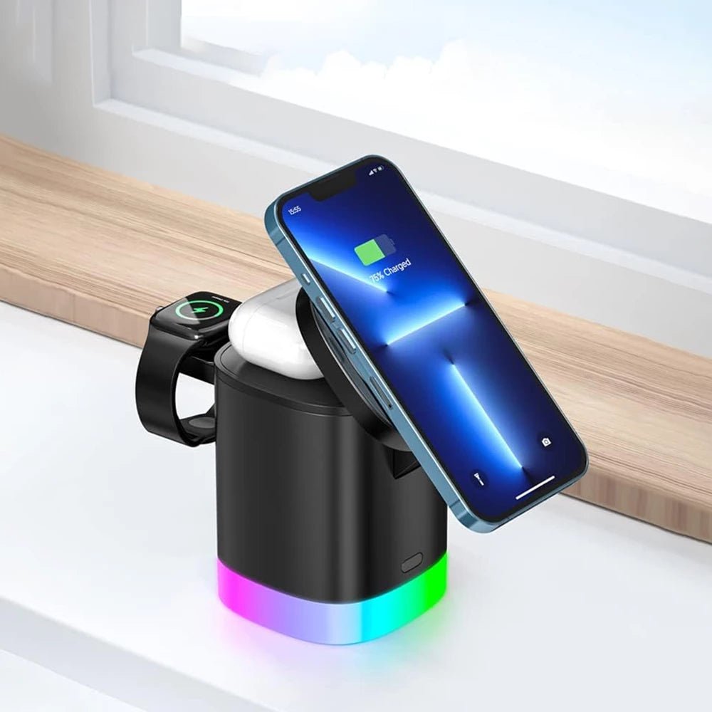 MagTech Pro 3-in-1 Wireless Charging Station - Moderno Collections