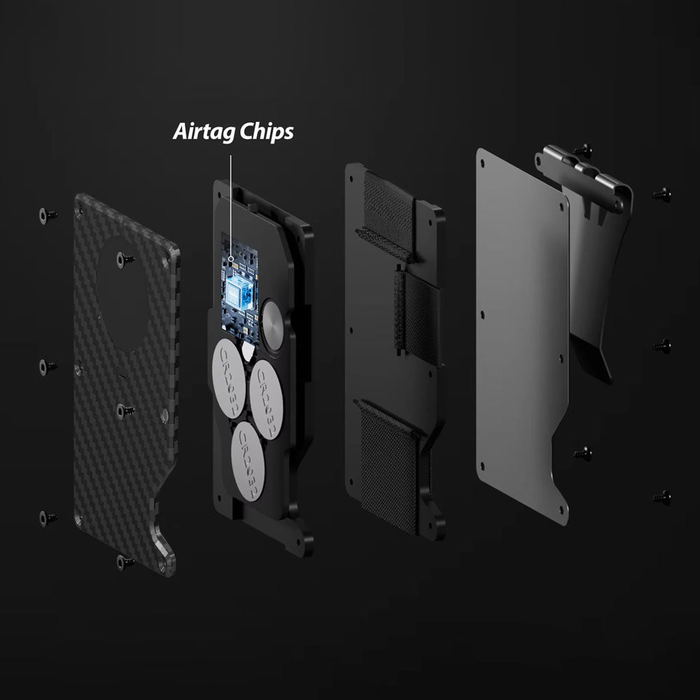 MetroVault AirTag Wallet - Moderno Collections
