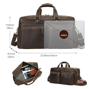 Thumbnail for Moxlar Leather Travel Duffel Bag - Moderno Collections