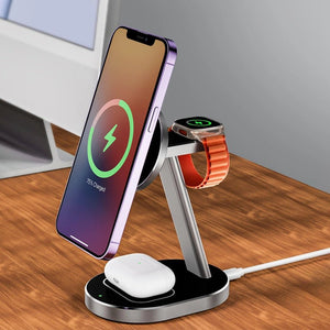 Thumbnail for NexusEdge 3 in 1 Wireless Charger - Moderno Collections