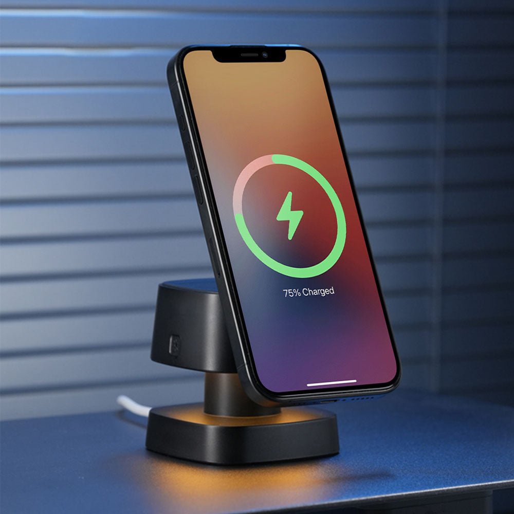 NexusGlow 3 in 1 Foldable MagSafe Charging Stand - Moderno Collections