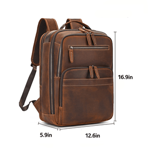 Thumbnail for NomadCrafter Pro Leather Backpack - Moderno Collections