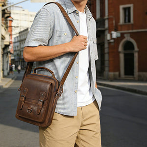 Thumbnail for NomadFold Leather Messenger Bag - Moderno Collections