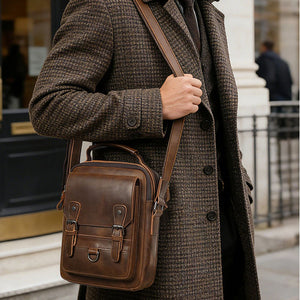 Thumbnail for NomadFold Leather Messenger Bag - Moderno Collections