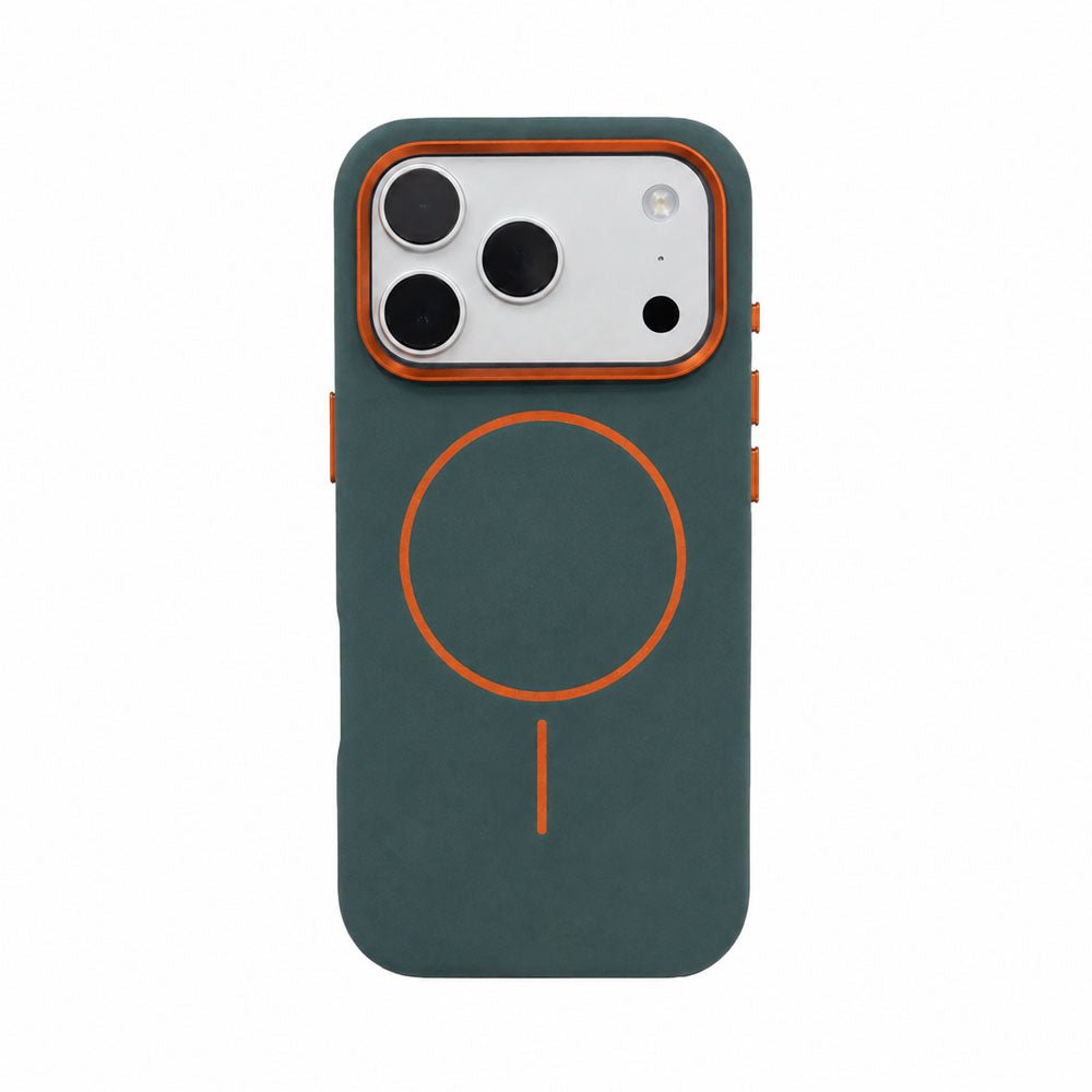 Patina Textured Leather MagSafe iPhone Case - Moderno Collections