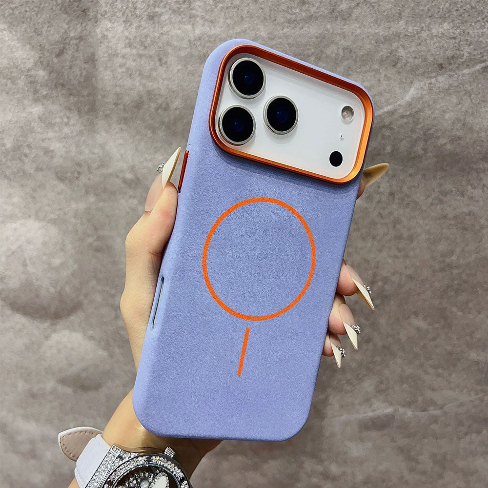 Patina Textured Leather MagSafe iPhone Case - Moderno Collections