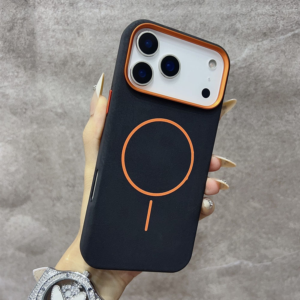 Patina Textured Leather MagSafe iPhone Case - Moderno Collections