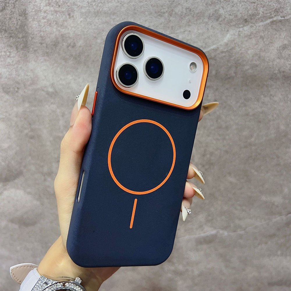 Patina Textured Leather MagSafe iPhone Case - Moderno Collections