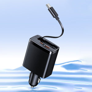 Thumbnail for PowerDrive 65W Retractable Car Charger - Moderno Collections