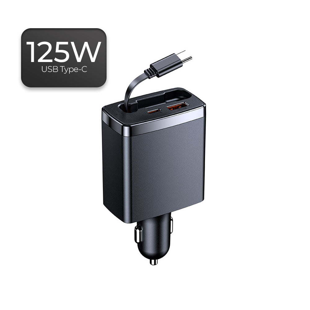 PowerDrive 65W Retractable Car Charger - Moderno Collections