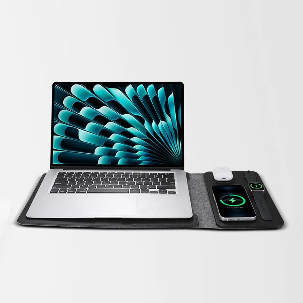 PowerPad Pro 3 in 1 Wireless Charger &amp; Laptop Sleeve - Moderno Collections