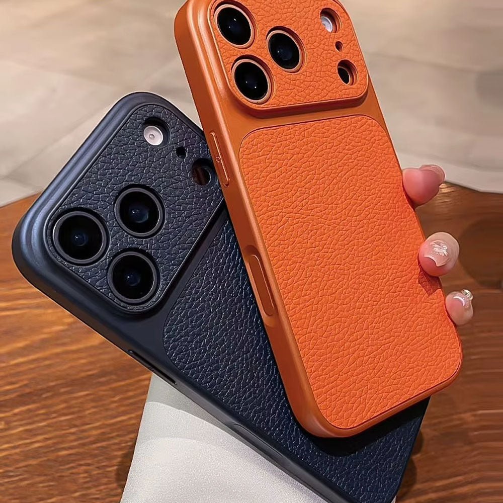 Premium Leather Texture iPhone Case - Moderno Collections