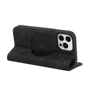 Thumbnail for Premium Leather Wallet MagSafe iPhone Case - Moderno Collections