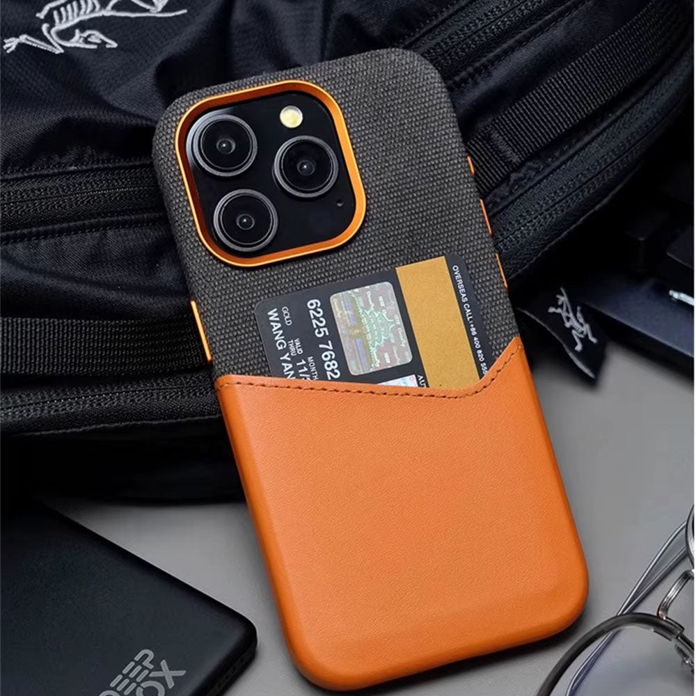 Premium Vegan Leather iPhone Case - Moderno Collections