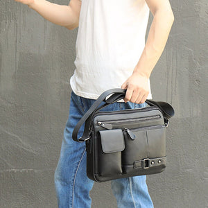Thumbnail for RetroFlex Genuine Leather Messenger Bag - Moderno Collections