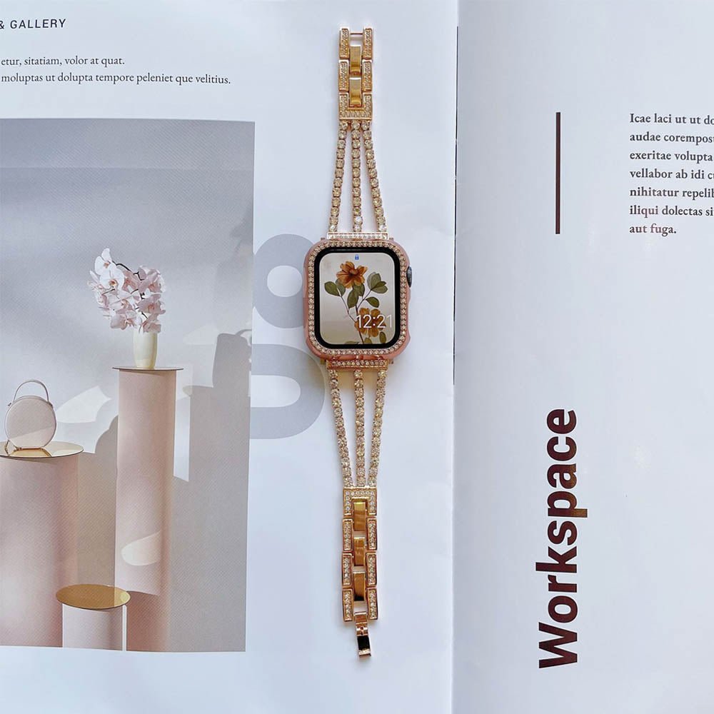 RoséGlow Apple Watch Band - Moderno Collections