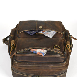 Thumbnail for Rustbelt Leather Backpack - Moderno Collections