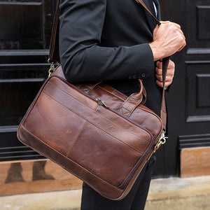 Thumbnail for StridePack Leather Messenger Bag - Moderno Collections
