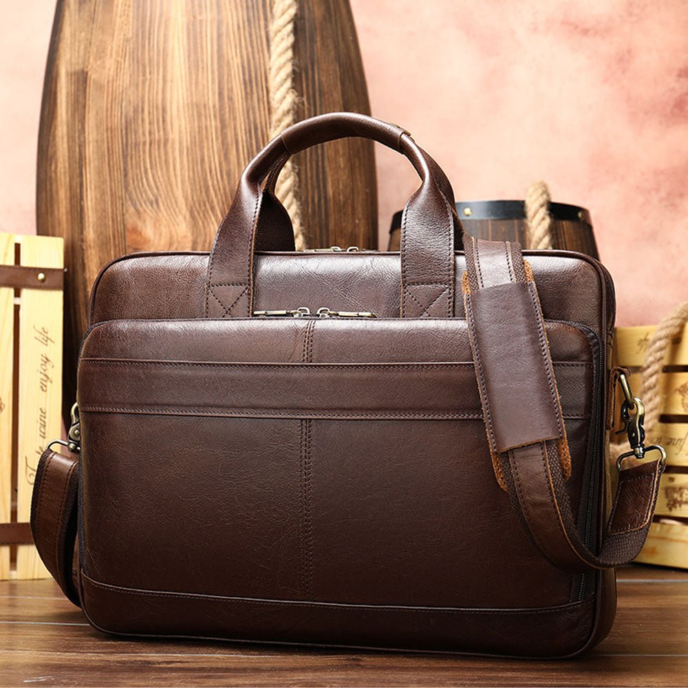StridePack Leather Messenger Bag - Moderno Collections