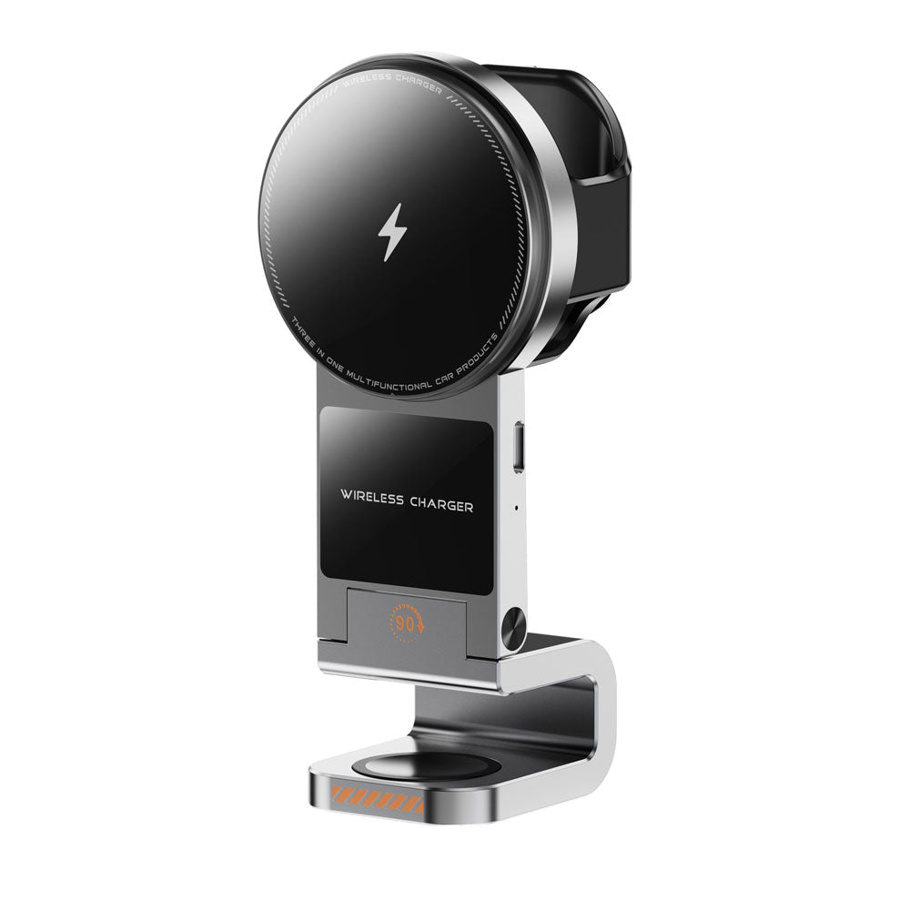Tridock 3 in 1 Magnetic Car Charger & Holder - Moderno Collections