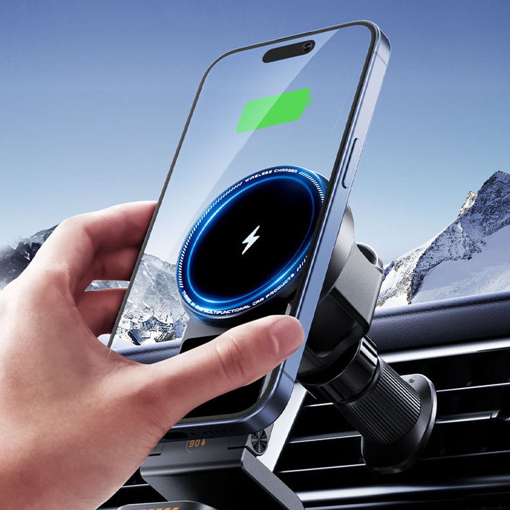 Tridock 3 in 1 Magnetic Car Charger & Holder - Moderno Collections