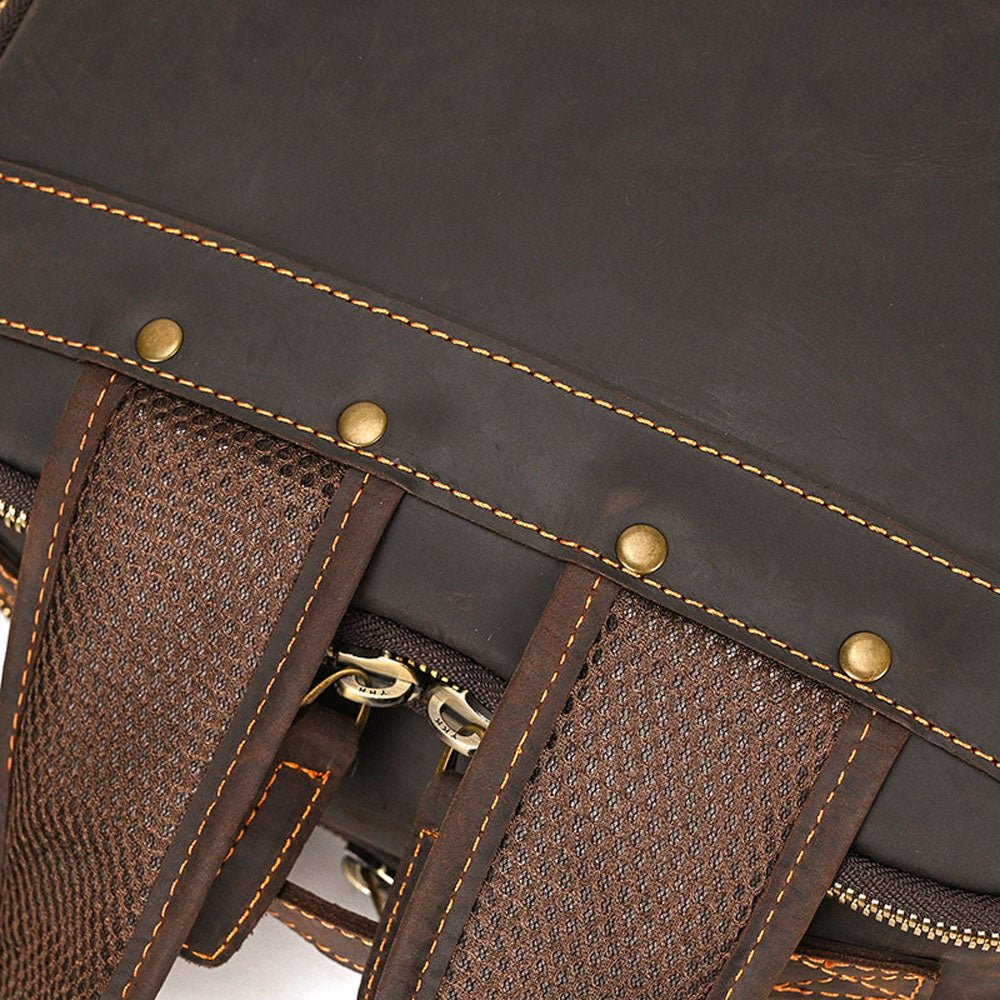 VentMesh Pro Leather Backpack - Moderno Collections