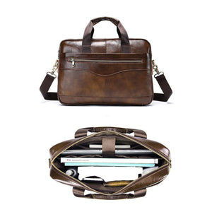 Thumbnail for Virelo Alloy Leather Messenger Bag - Moderno Collections