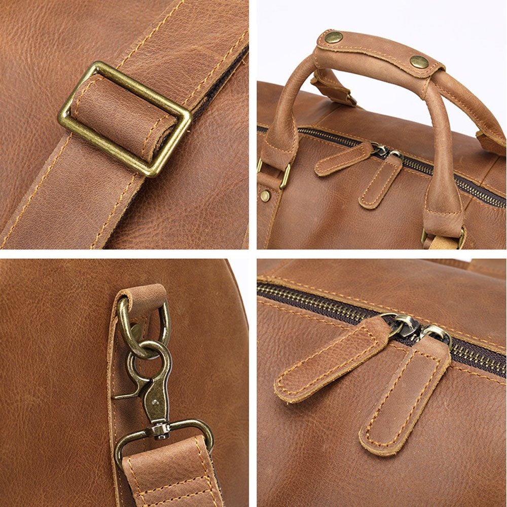 VoyaCraft Pro Leather Duffle Bag - Moderno Collections