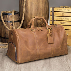 Thumbnail for VoyaCraft Pro Leather Duffle Bag - Moderno Collections
