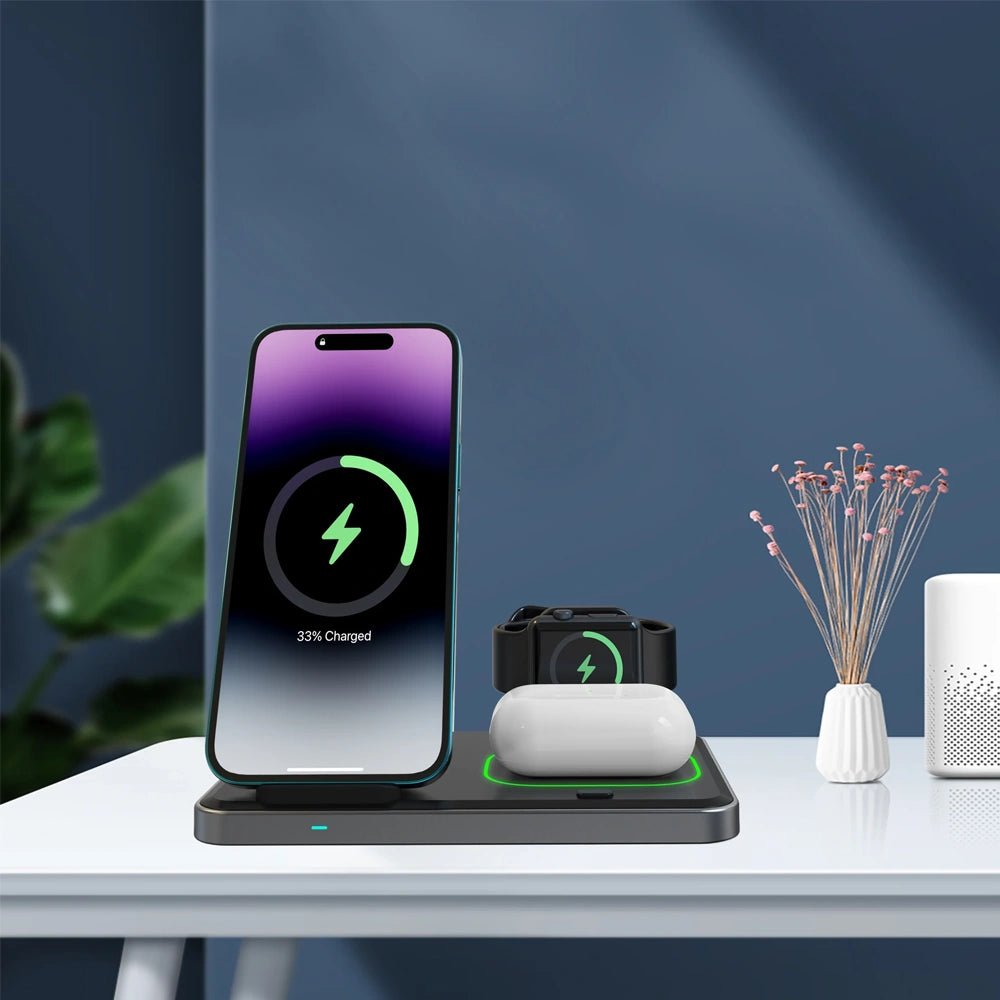 ChargeSymphony Trio: Multidevice Wireless Charger - Moderno Collections