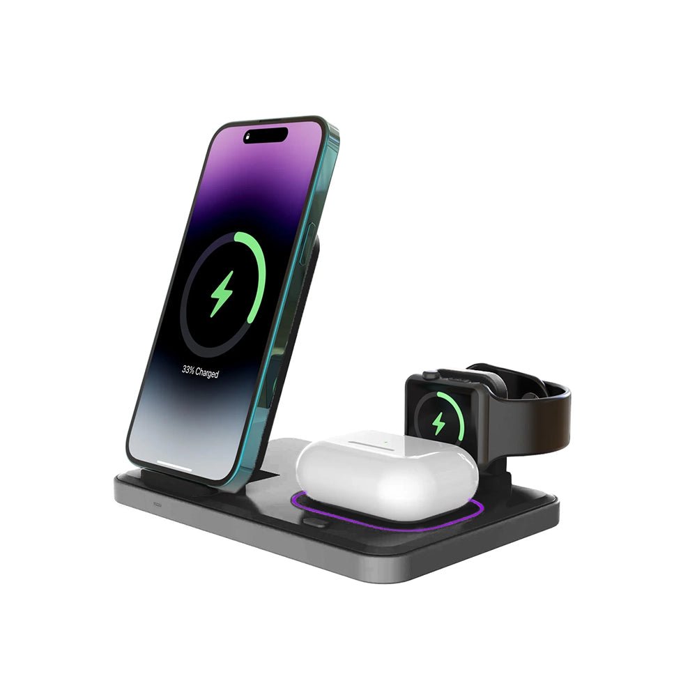 ChargeSymphony Trio: Multidevice Wireless Charger - Moderno Collections