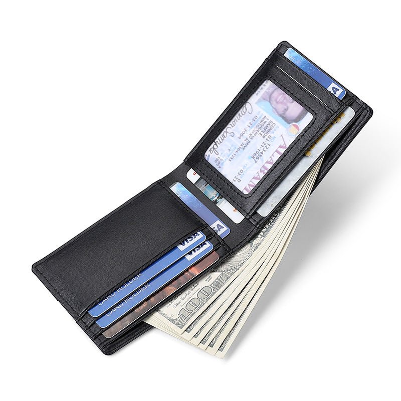 Genuine Leather Wallet With Airtag Pouch - Moderno Collections