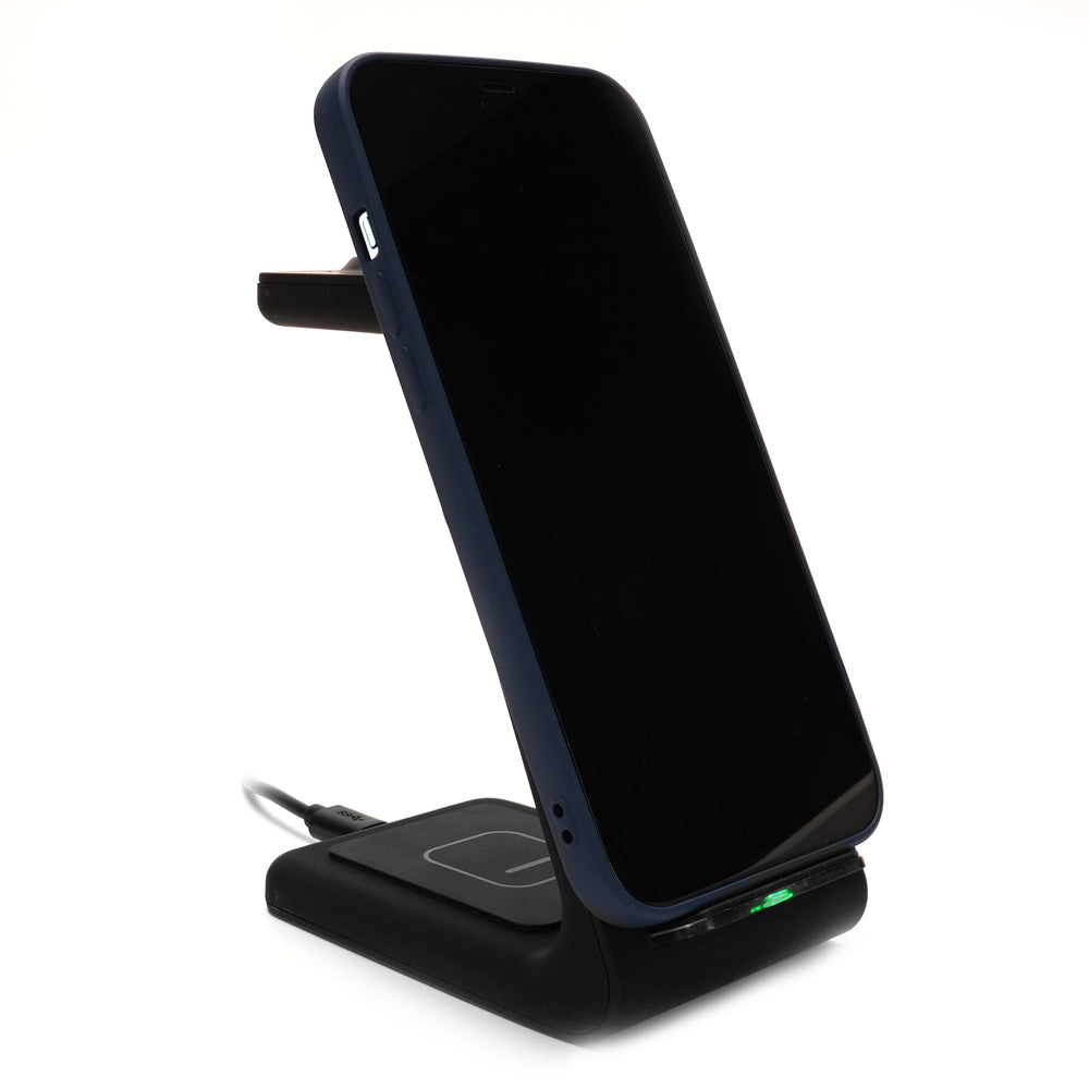 Premium 3 in 1 Fast Wireless Charging Stand for iPhone, Apple Watch & AirPods - Moderno Collections