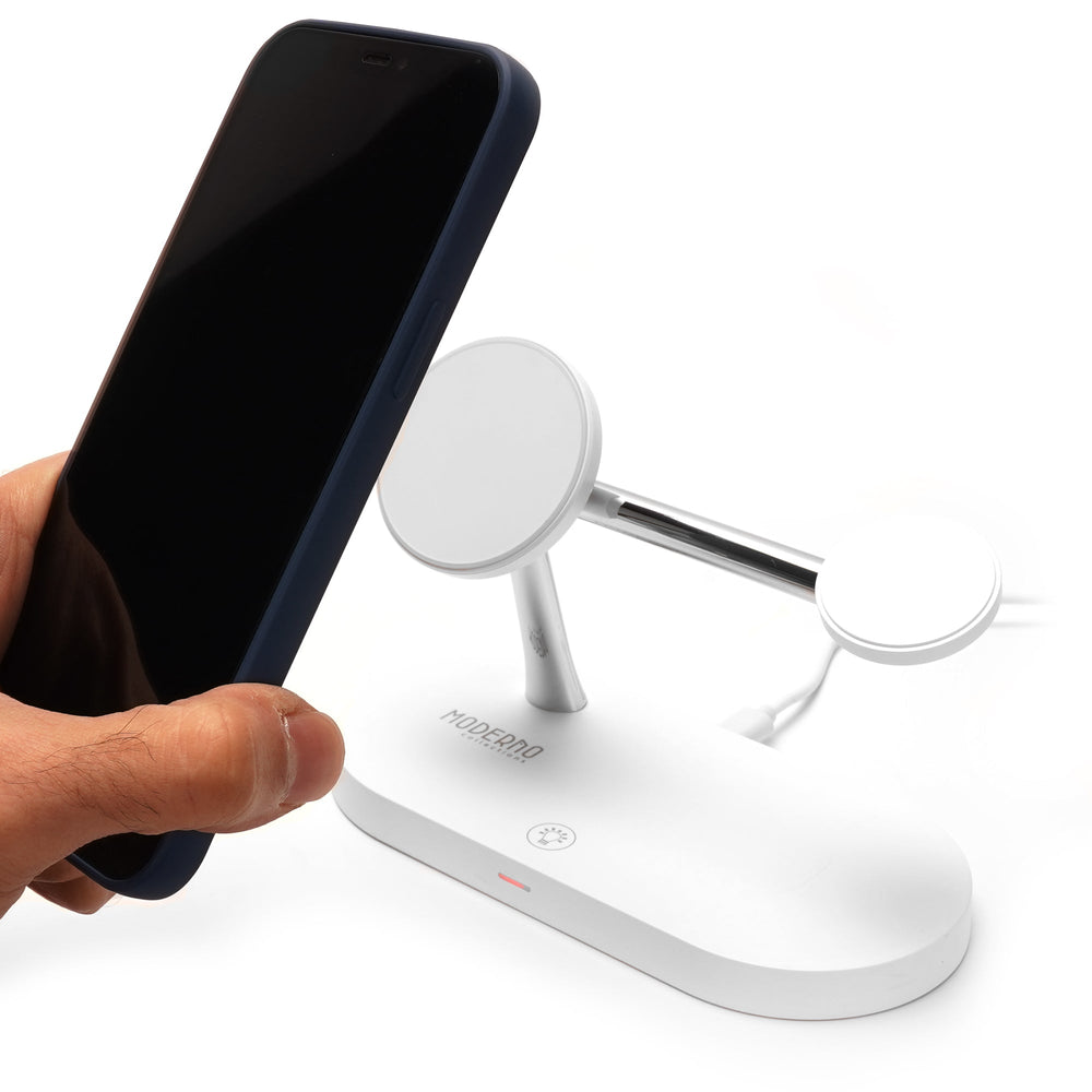 Premium MagSafe 3 in 1 Fast Wireless Charging Stand - Moderno Collections